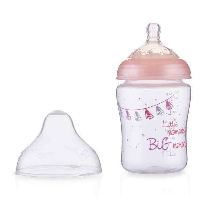 Baby Bottle Memories with SX Pro Teat - 150 ml - From Birth - Pink