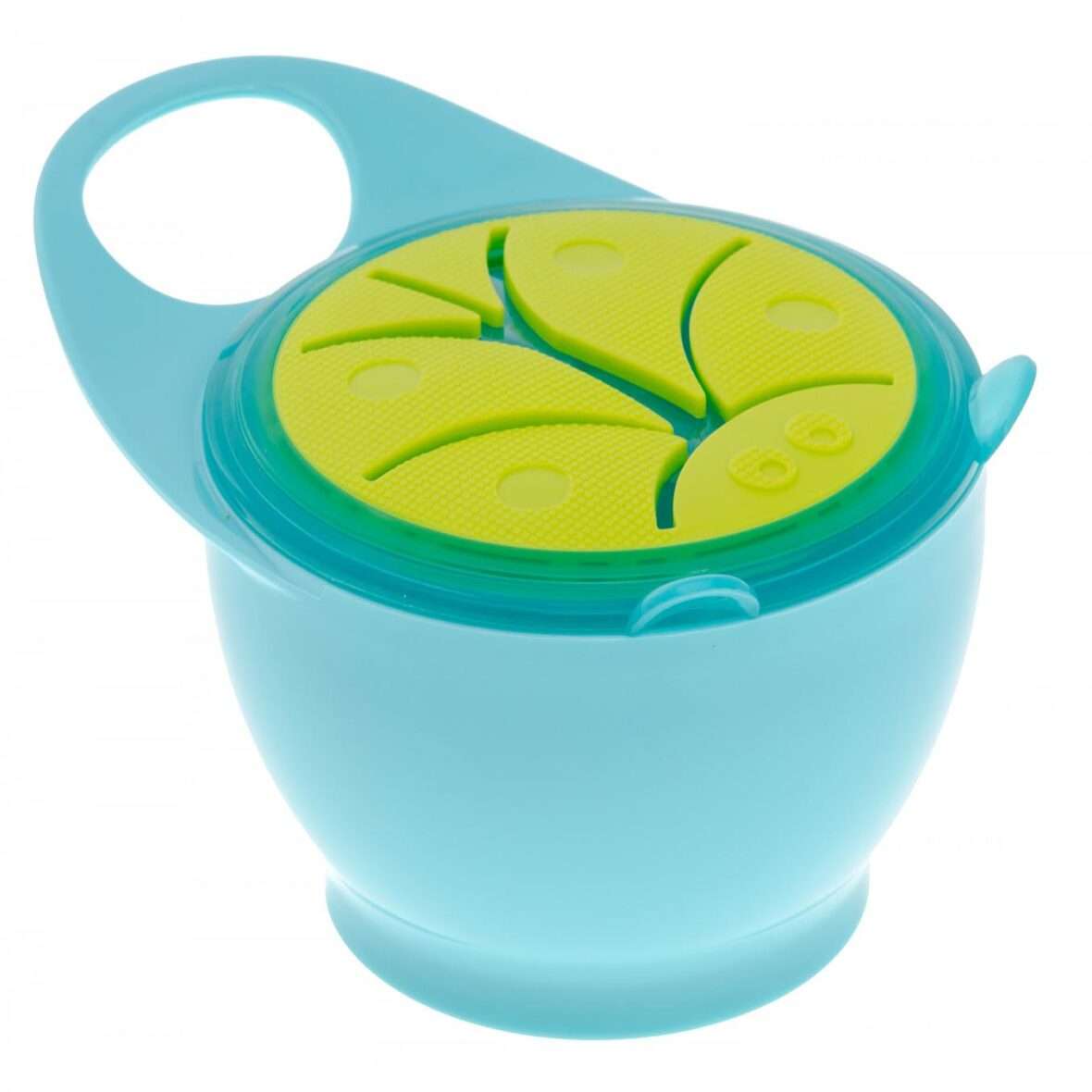 Easy-Hold Snack Pot Bowl – BLUE/GREEN